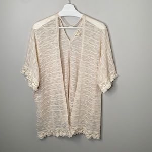 Love On A Hanger Cream Knit Cardigan